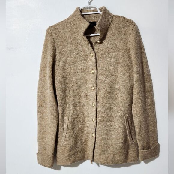 Adrienne Vittadini wool blend button down sweater - Picture 1 of 3